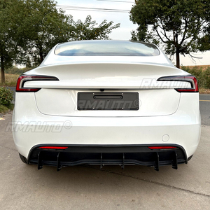 ลิ้นดิฟฟิวเซอร์กันชนหลังรถยนต์ ชุดแต่งสปอยเลอร์ด้านข้างสำหรับ Tesla Model 3 2023+ ชุดแต่งตัวถังรถยนต์ - Product Image 4