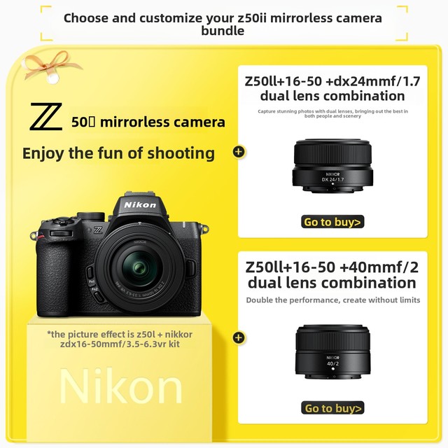 For Z50 II Half-Frame Entry-Level Mirrorless Camera-Made in China