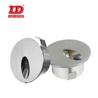Lampe d'escalier à LED 3W pour terrasse, jardin, enterrée, enterrée, allée enterrée, lumière souterraine à émission latérale