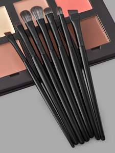 4PCS Champagne Handle Makeup Brush Kits Women Foundation Make up Brush Beauty Tools Set for Lip Eye Liner Shader - Product Image 5