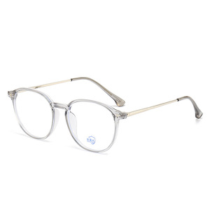 Lunettes optiques rondes classiques légères unisexes Lunettes à la mode avec cadre en PC pour la lecture quotidienne sur ordinateur - Product Image 5
