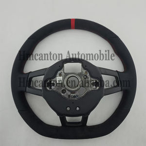 Nouveau produit phare : Volant en cuir perforé Alcantara avec surpiqûres rouges pour Volkswagen VW GTI7 Golf MK7 - Product Image 5