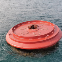 Bouée d'amarrage flottante gonflable en acier pour protection de quai et de navires marins
