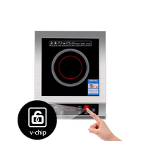 Cuisinière à induction double avec une puissance maximale de 3500 W, plusieurs fonctions de cuisson, fonction minuterie