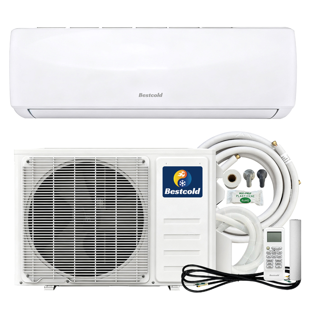 Bestcold Smart Air Conditioner 9000 Btu R32 Inverter Mini Split Wifi Heating Cooling Compact Room Application
