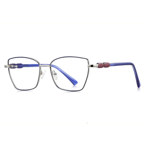 <span class=keywords><strong>Gafas</strong></span> Ópticas Modelo 3189 TR90 con Montura Completa <span class=keywords><strong>de</strong></span> Metal y Bisagras <span class=keywords><strong>de</strong></span> Resorte, Protección UV y Anti-Luz Azul, Diseño Ojo <span class=keywords><strong>de</strong></span> Gato para Mujer - Product Image 5
