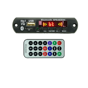 12V xe MP3 máy nghe nhạc loa giải mã Hội Đồng Quản trị với màn hình kỹ thuật số Bảng điều khiển không dây Kit và MP3 USB Mô-đun linh kiện điện tử - Product Image 4