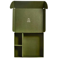 Boîte d'expédition en carton personnalisée haut de gamme, mignonne, verte et rose, avec doublure en éponge, emballage écologique, estampage à chaud, boîte cadeau personnalisée