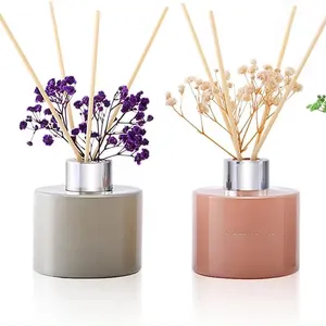 Patchouli- und Bernsteinöl-Diffusorstäbchen Heimduft Schwarzschilf-Diffusor-Set