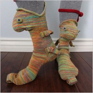Haute qualité 3D Animal tricot chaussettes nouveauté <span class=keywords><strong>Crocodile</strong></span> sol chaussettes noël créatif requin caméléon chaussettes - Product Image 3