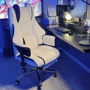 Chaise de jeu pour ordinateur à domicile, <span class=keywords><strong>fauteuil</strong></span> confortable pour longues sessions avec repose-pieds, chaise pivotante réglable pour <span class=keywords><strong>bureau</strong></span> - Product Image 5