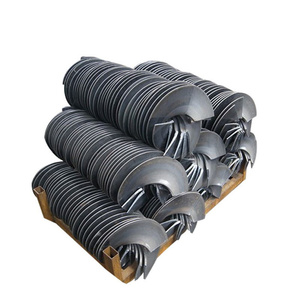 Hasat makinesi taşıma ekipmanı için <span class=keywords><strong>Spiral</strong></span> bıçaklı sürekli soğuk haddeleme helisel vidalı konveyör - Product Image 1