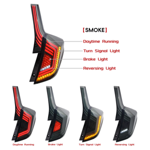 ไฟท้ายไดโอดเปล่งแสงคุณภาพสูงเหมาะสำหรับรุ่นฮอนด้าแจ๊สตั้งแต่2014ถึง2018ไฟเบรก - Product Image 2