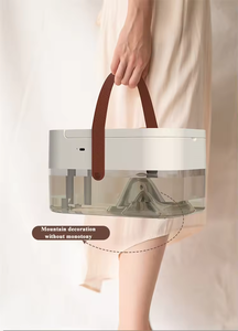 Ventilador de Escritorio 3 en 1 con Humidificador USB, Enfriador de Aire Portátil Recargable, Ventilador de Nebulización con Doble Pulverización - Product Image 6