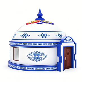 Yurt mongol moderne avec structure portable et Yurt mongol d'hiver pour la vie quotidienne en cour - Product Image 1