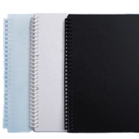 5 sujet Spirale Portable Ligne Grille Relié 8mm Jugé 7 Couleur 80 Feuilles-120 Pages Revues pour Étude a5 portable couverture