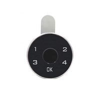 Serrure électronique de haute sécurité pour armoire, forme ronde, sans clé, compatible Tuya, pour meubles de maison ou de bureau