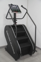 Équipement de fitness commercial d'intérieur : Stepper électrique en acier et ABS, simulateur de course et d'escalade, réglable, écologique et durable
