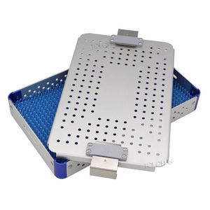 LHISL01 Surgical <strong>Instrument</strong> Trays Dental Ophthalmology Tools Container <strong>Autoclave</strong> <strong>Instruments</strong> Sterilization <strong>Box</strong> with Silicone Mat - Product Image 2