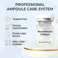Ampoule de sérum capillaire et visage au peptide de cuivre bleu GHK-Cu haute pureté, ampoule réparatrice pour le cuir chevelu, service de marque privée OEM pris en charge