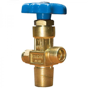 Vanne de bouteille de gaz à commande manuelle, vanne de bouteille d'oxygène en acier QF-2G1 CGA580 CGA540 CGA540C, manuelle - Product Image 2