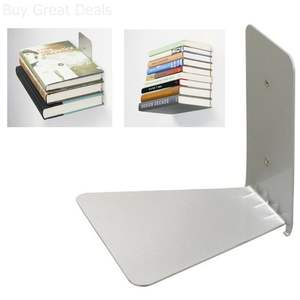 <span class=keywords><strong>Étagère</strong></span>s flottantes triangulaires invisibles, organisateurs de livres muraux - Product Image 2