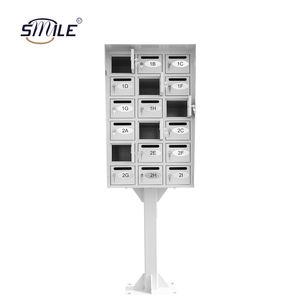 Chnsmile 18 door תיבת דואר עמודה חסינת מתכת עמיד פוסט עבור הבית הלבן יישום חיצוני - Product Image 2