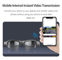 Gafas con Cámara V29 de 8MP, Grabadora de Video, Control por Aplicación Wifi Inteligente, Grabación Deportiva al Aire Libre, Almacenamiento en Tarjeta de Memoria
