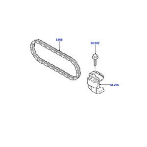 LR001300 LR000663 for XF RANGE ROVER EVOQUE DISCOVERY SPORT FREELANDER <strong>2</strong> <strong>2</strong>.2L Timing Chain Tensioner - Product Image 2