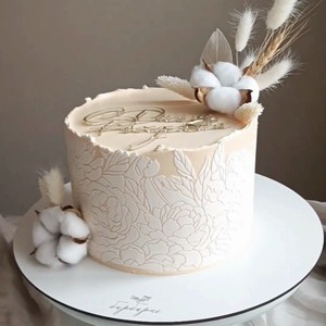 Ensemble de moules à gâteau au miel et à la douceur avec spatule, en PS transparent, pour la création de motifs sur gâteaux - Product Image 2