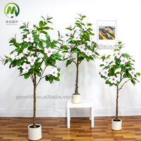 Dekorative Künstliche Magnolienbäume für Innenräume mit Realistischen Blüten und Verzierungen aus Kunststoff