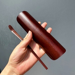 Bamboo Tea Scoop Cylinder Handmade Traditional Chinese Coffee Tea Tools - Product Image 1