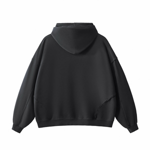 <span class=keywords><strong>Sudadera</strong></span> con capucha unisex de gran tamaño, estilo streetwear <span class=keywords><strong>FOG</strong></span>, con puños enrollados, patchwork, efecto lavado, color liso, con logo personalizado, para hombre y mujer. - Product Image 3