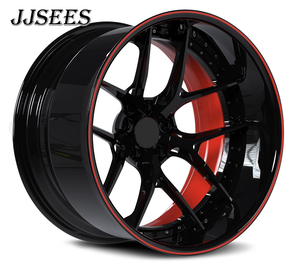 <span class=keywords><strong>ล้อ</strong></span><span class=keywords><strong>แม็</strong></span><span class=keywords><strong>ก</strong></span>ซ์ JJSEES สีดำเงา ขนาด 17-24 นิ้ว แบบหรูหราสั่งทำพิเศษ 2 ชิ้น <span class=keywords><strong>ขอบ</strong></span>ลึกเว้า สำหรับรถยนต์นั่งส่วนบุคคล - Product Image 2