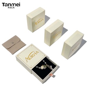 Caja de Joyería de Cartón de Lujo con Logotipo Personalizado para Collares, Empaque de Regalo de Cartón Premium - Product Image 3