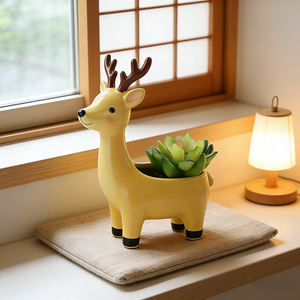 Pots en résine personnalisés, jardinières sur mesure, <span class=keywords><strong>statues</strong></span> d'animaux pour sculpture <span class=keywords><strong>de</strong></span> <span class=keywords><strong>jardin</strong></span>, figurines, produits ménagers - Product Image 3