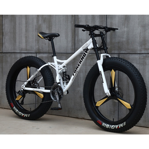 Bicicleta Híbrida Popular de <span class=keywords><strong>26</strong></span>'' con Diseño 4.0, Bicicleta de Montaña, Fat Bike, Cruiser de Playa con 21 Velocidades, Freno de Disco, <span class=keywords><strong>Horquilla</strong></span> de Acero para Ciclismo <span class=keywords><strong>en</strong></span> Nieve y Montaña - Product Image 6