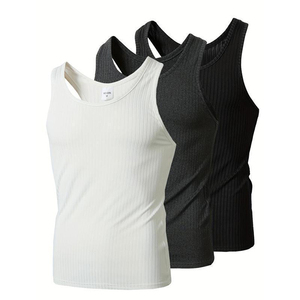 Gilet en tricot à rayures verticales pour homme, nouveau style, motif personnalisable, haut de sport pour homme, haut de sport de plein air pour homme - Product Image 5