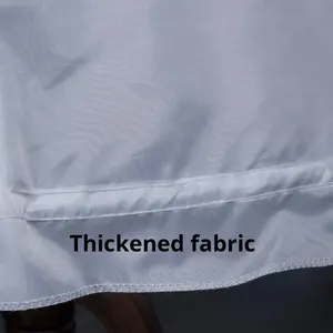 <span class=keywords><strong>Jupon</strong></span> <span class=keywords><strong>de</strong></span> <span class=keywords><strong>mariée</strong></span> en tissu à trois anneaux en acier, 100 % polyester, avec ceinture élastique et fermeture velcro, vente en gros - Product Image 5