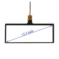 Module d'affichage tactile LCD personnalisable anti-traces de doigts de 12,3 pouces pour environnements difficiles, contrôle industriel