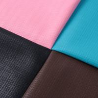 Cuir synthétique imprimé design 50% PU 50% coton, nouveau cuir PU imperméable, cuir microfibre pour vêtements pour femmes
