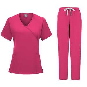 Set uniforme per <span class=keywords><strong>medici</strong></span> e infermieri nel salone di bellezza per animali domestici ospedale clinica dentale e sala operatoria elegante <span class=keywords><strong>lavoro</strong></span> medico - Product Image 5