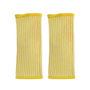 Junmu Mangas Protectoras Amarillas de Aramida Resistentes a Cortes y Llamas para Soldadura, 20cm, Resistentes al Calor Nivel 3, Talla Única - Product Image 5