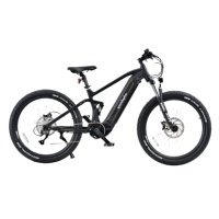 Vtt électrique à Suspension complète avec batterie cachée 48v 14,5a vélo de montagne électrique à entraînement central