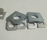 Galvanized carbon steel washers: notched washers, channel steel washers, and square tapered washers for fixing and reinforcement