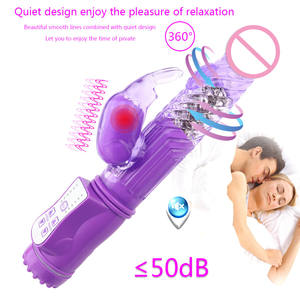 Mainan Seks <span class=keywords><strong>Vibrator</strong></span> Kelinci Bertenaga 36 Kecepatan dengan Gerakan Dorong yang Kuat - Product Image 4