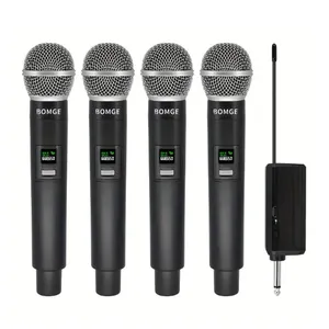 BG-470U Professionele Draadloze Luidspreker Handheld Karaoke Vierkanaals Microfoon Geschikt Voor Muziekspeler Recorder Ktv