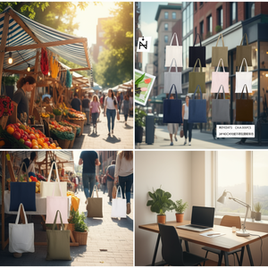 Bolsa de Lona Angelina 34x40cm Sin Cierre para Uso Promocional - Product Image 2