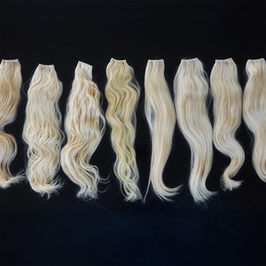 Perruque brésilienne en cheveux humains naturels, pré-collée, style noir 1b, avec pointes à simple trame - Product Image 6