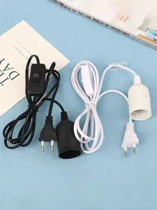 EU US Plug 1.8m Power Cord <strong>Cable</strong> E27 <strong>Lamp</strong> Base Holder <strong>with</strong> Switch Wire for Pendant Led Bulb Fixture Hanglamp Suspension <strong>Socket</strong> - Product Image 5